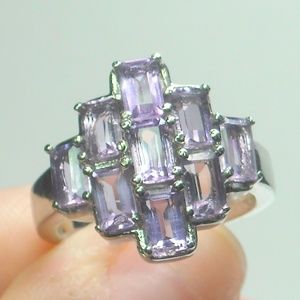 NWT Natural Amethyst Ring